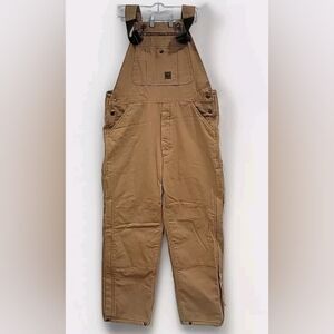 Berne Apparel B415BDR 3XL Regular Insulated Bib Overall - Duck Tan Brown